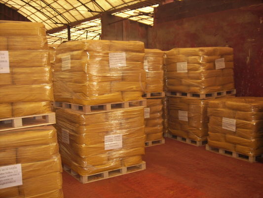 Amarelo de óxido de ferro para telhas de telhado de concreto, pavimentação, plásticos e polímeros de borracha, argamassa, papel e revestimentos de bobinas