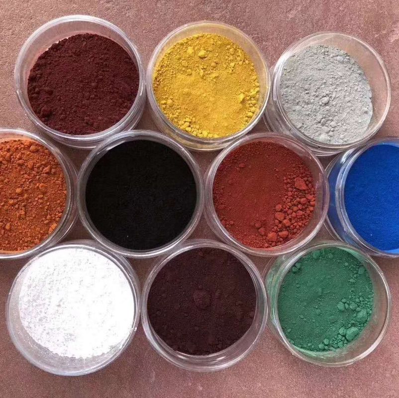 Óxido de ferro Vermelho para tintas de construção Tinta de impressão de plástico de borracha Cor cerâmica Tintas de papel de asfalto
